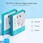 10pcs VENZEN Fullerene Magnet Face Mask Facial Skin Care Moisturizing Brightens Skin Refreshing Magnetic Facial Masks for Face-Health Wisdom™