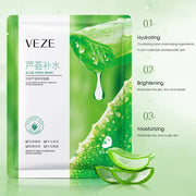 10pcs VENZEN Hyaluronic Acid Face Mask Moisturizing Seaweed Face Sheet Mask Anti Wrinkle Snail Facial Masks Skin Care Products-Health Wisdom™
