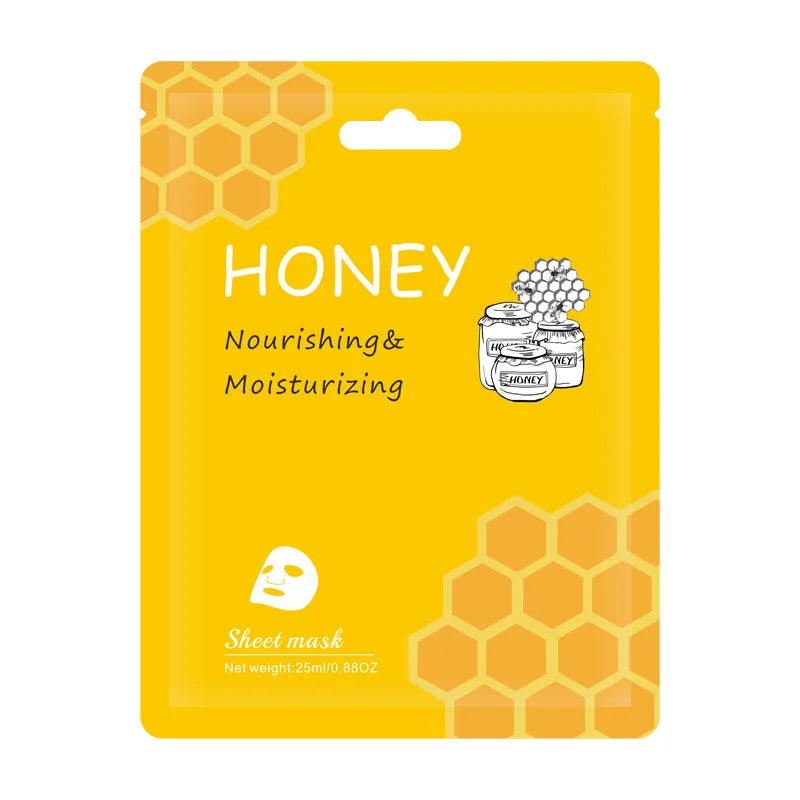 10pcs Vitamin C Facial Masks Beauty Faec Moisturizing Firming Anti-aging skincare Rose Honey Aloe Face Mask Skin Care Products-Health Wisdom™