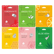 10pcs Vitamin C Facial Masks Beauty Faec Moisturizing Firming Anti-aging skincare Rose Honey Aloe Face Mask Skin Care Products-Health Wisdom™