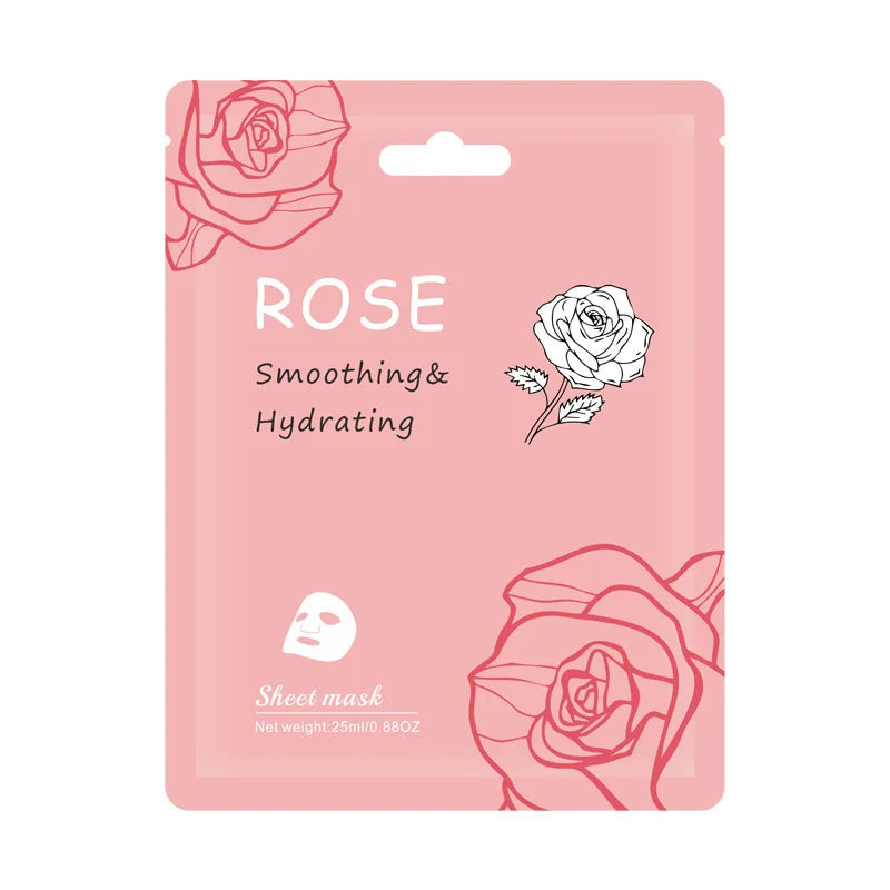 10pcs Vitamin C Facial Masks Beauty Faec Moisturizing Firming Anti-aging skincare Rose Honey Aloe Face Mask Skin Care Products-Health Wisdom™