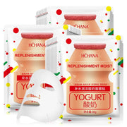 10pcs Yogurt Face Masks for Facial Care Moisturizing Improves Skin Tone Tender and Smooth Facial Mask Skin Care Sheet Masks-Health Wisdom™