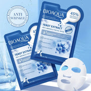 12 Pieces BIOAOUA Bifid Yeast Anti-wrinkle Facial Mask Hydrating Moisturizing Rejuvenation Mask Anti Age Skin Care-Health Wisdom™