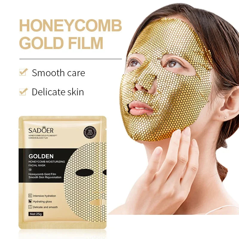 12 Pieces Hyaluronic Acid Facial Mask Sheet Pores Moisturizing Oil-Control Anti-Aging Replenishment Whitening Aloe Face Care-Health Wisdom™