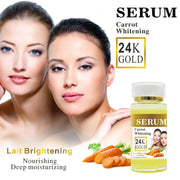 120ml Glutathione Carrot Face Essence Repairing Essence Elasticizing Essence Original Solution Moisturizing Firming Face Skin-Health Wisdom™