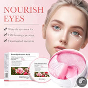 120pcs BIOAQUA Rose Eye Mask Anti Dark Circles Eye Bags Moisturizing Anti-Wrinkle Crystal Collagen Eye Patches Eyes Skin Care-Health Wisdom™