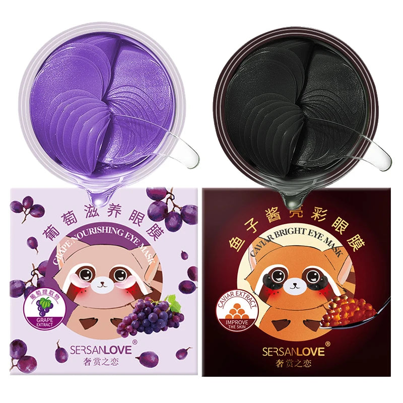 120pcs Crystal Collagen Eye Mask Anti Wrinkle Remove Dark Circle Moisturizing Eye Patches Eyes Masks Korean Skin Care Products-Health Wisdom™