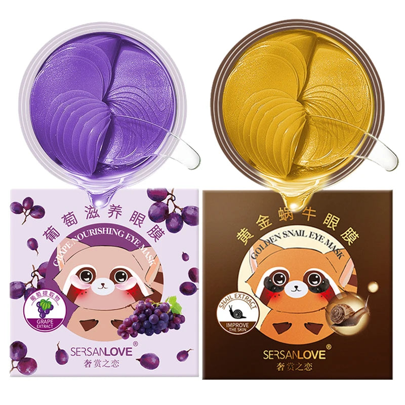 120pcs Crystal Collagen Eye Mask Anti Wrinkle Remove Dark Circle Moisturizing Eye Patches Eyes Masks Korean Skin Care Products-Health Wisdom™