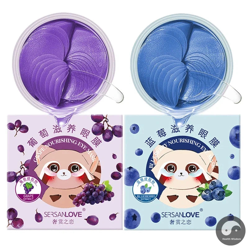 120pcs Crystal Collagen Eye Mask Anti Wrinkle Remove Dark Circle Moisturizing Eye Patches Eyes Masks Korean Skin Care Products-Health Wisdom™