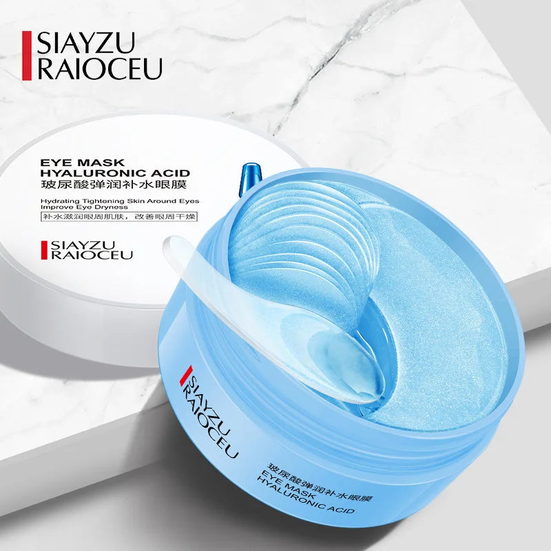 120pcs Hyaluronic Acid Eye Mask Moisturizing Anti-Wrinkle Anti Dark Circles Crystal Collagen Eye Patches Beauty Eyes Skin Care-Health Wisdom™