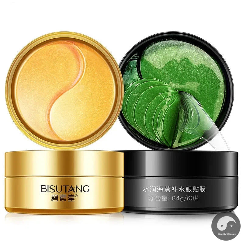 120pcs Seaweed Gold Collagen Eye Mask Anti Dark Circle Eyes Pads Anti-wrinkle Hydrating Eye Patches Skin Care for Beauty-Health Wisdom™