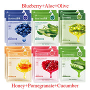 12pcs Fresh Frutis Face Mask skincare Moisturizing Nourishing Anti-aging Facial Masks Face Sheet Mask Korean Skin Care Products-Health Wisdom™