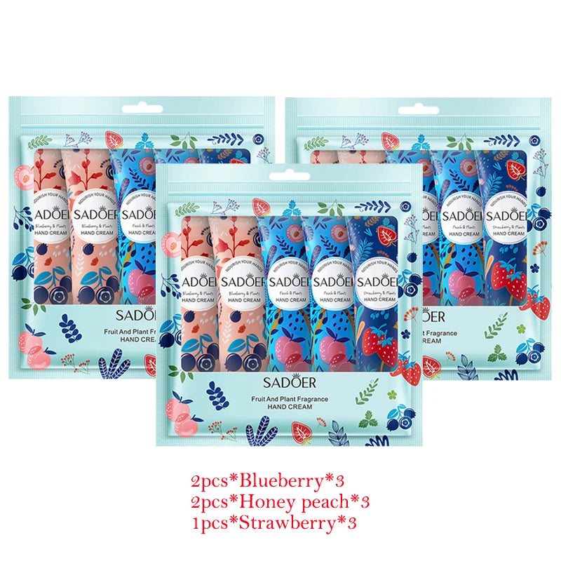 15pcs Avocado Sakura fragrant Hand Cream Sets Moisturizing Anti-wrinkle Repair Anti Dry Hand skincare Lotion Sets Hands Care-Health Wisdom™