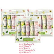 15pcs Avocado Sakura fragrant Hand Cream Sets Moisturizing Anti-wrinkle Repair Anti Dry Hand skincare Lotion Sets Hands Care-Health Wisdom™