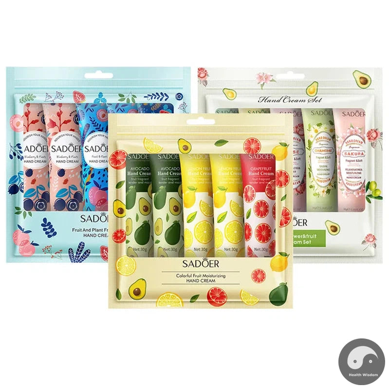 15pcs Avocado Sakura fragrant Hand Cream Sets Moisturizing Anti-wrinkle Repair Anti Dry Hand skincare Lotion Sets Hands Care-Health Wisdom™