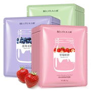 15pcs BEOTUA Fresh Fruit Face Mask Hyaluronic Acid Hydrating Facial Mask Moisturizing Anti-aging Acne Treatment Masks Skin Care-Health Wisdom™