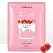 15pcs BEOTUA Fresh Fruit Face Mask Hyaluronic Acid Hydrating Facial Mask Moisturizing Anti-aging Acne Treatment Masks Skin Care-Health Wisdom™