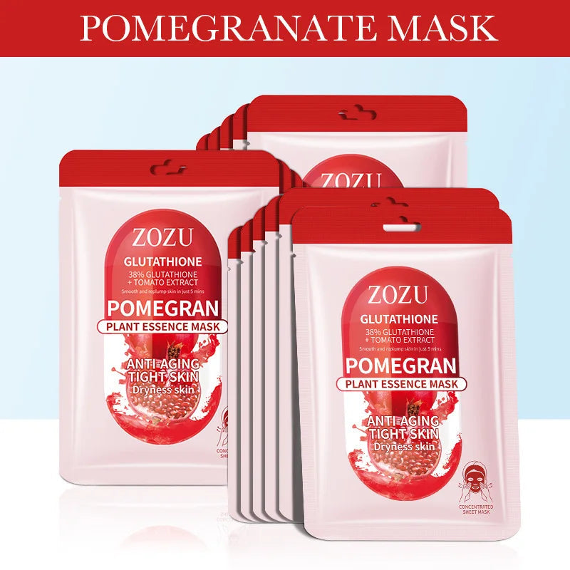 15pcs Centella Vitamin C Face Mask skincare Moisturizing Firming Whitening Anti Wrinkle Facial Masks Skin Care Proudcts-Health Wisdom™