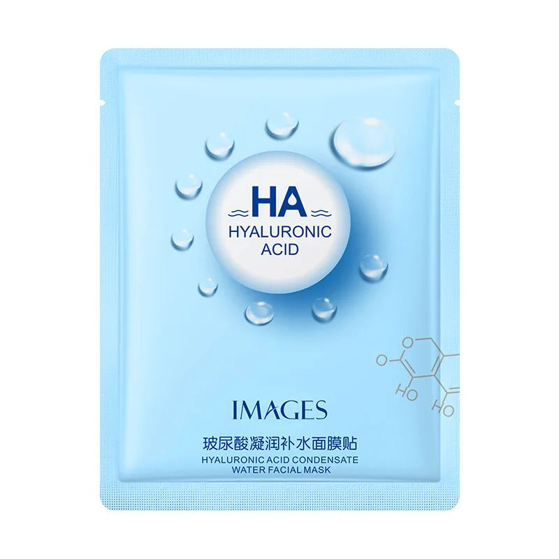 15pcs IMAGES Hyaluronic Acid Face Mask Moisturizing Acne Treatment Oil Control Anti Aging Facial Mask Women Skincare Sheet Masks-Health Wisdom™