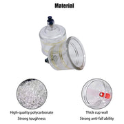 17 Cans Vacuum Cupping Therapy Set Plastic Vacuum Cups Massager Medical Suction Cups Jars Therapy Cupping Set for Massage-Health Wisdom™