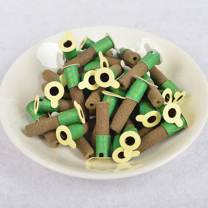 180pcs Mini Moxa Tube Self Stick Chinese Moxibustion Sticker Therapy Burner Heating Acupuntura Point Meridian Warm Massager-Health Wisdom™