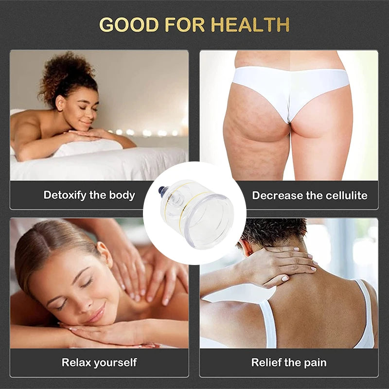 19 Cans Vacuum Cupping Therapy Set Plastic Vacuum Massager Medical Cups Jars Therapy Cupping Set Suction Cups for Massage-Health Wisdom™