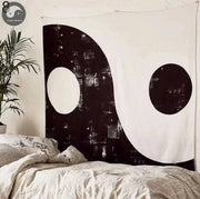 195cm*145cm Yin Yang Printed Bohemia Mandala Tapestry Wall Hanging Decoration Tablecloth Beach Mat-Health Wisdom™