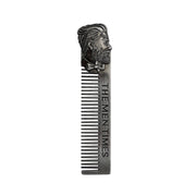 1PC Gentelman Barber Styling Metal Comb Stainless Steel Men Beard Comb Mustache Care Shaping Tools Pocket Size Silver Hair Comb-Health Wisdom™