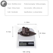 1pc, Bamboo Boat Purple Clay Handicrafts Sandalwood Waterfall Backflow Incense Burner Incense Holder Censer Home Ornament Decor-Health Wisdom™