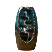 1pc, Ceramic Backflow Incense Burner - Create A Relaxing Aromatherapy Atmosphere In Your Home! (Without Incense）-Health Wisdom™