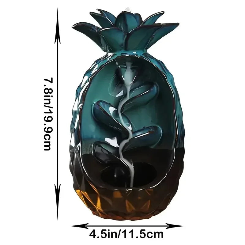 1pc, Ceramic Backflow Incense Burner - Create A Relaxing Aromatherapy Atmosphere In Your Home! (Without Incense）-Health Wisdom™