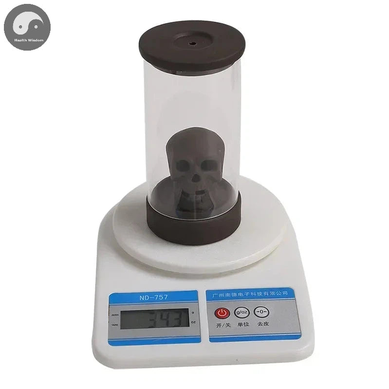 1pc, Ceramic Windproof Waterfall Backflow Led Skull Incense Burner Home Office Tea House Decorate Halloween Skull Decoration-Health Wisdom™