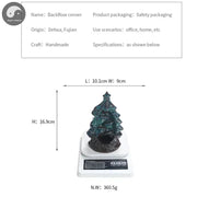 1pc, Christmas Home Decor Ornament Backflow Incense Burner Christmas Tree Censer - Aromatherapy for Spa, Yoga & Meditation-Health Wisdom™