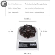 1pc, Creative Lotus Leaf Burner Home Decor Ornaments Waterfall Backflow Incense Burner Ceramic Plate Censer Incense Stick Holder-Health Wisdom™