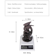1pc Dragon Ceramic Waterfall Incense Holder - Add A Magical Touch To Your Home Decor! (Without Incense)-Health Wisdom™