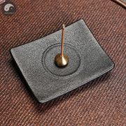 1pc Handmade Ceramic Plum Blossom Incense Burner Copper Incense Stick Holder for Home Relaxation Decor Tea Pet (Without Incense）-Health Wisdom™