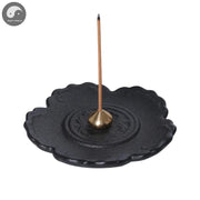 1pc Handmade Ceramic Plum Blossom Incense Burner Copper Incense Stick Holder for Home Relaxation Decor Tea Pet (Without Incense）-Health Wisdom™