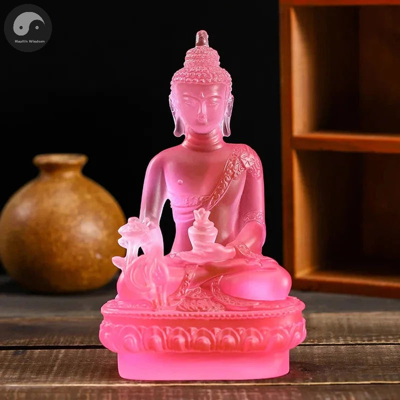 1pc, Resin Craft Home Decoration Buddha Statue Buddhism Sculpture Thailand Buddha Sculpture Zen Decor Ornaments Car Decoration-Health Wisdom™