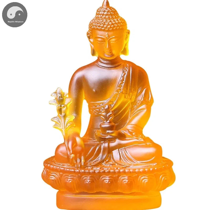 1pc, Resin Craft Home Decoration Buddha Statue Buddhism Sculpture Thailand Buddha Sculpture Zen Decor Ornaments Car Decoration-Health Wisdom™
