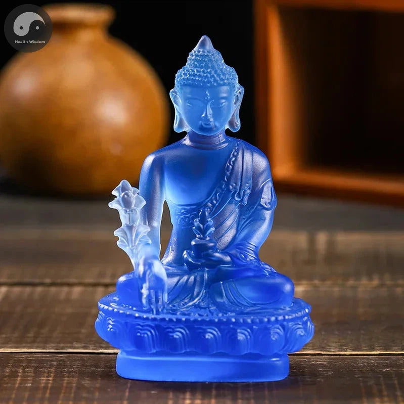 1pc, Resin Craft Home Decoration Buddha Statue Buddhism Sculpture Thailand Buddha Sculpture Zen Decor Ornaments Car Decoration-Health Wisdom™