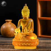 1pc, Resin Craft Home Decoration Buddha Statue Buddhism Sculpture Thailand Buddha Sculpture Zen Decor Ornaments Car Decoration-Health Wisdom™