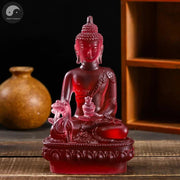 1pc, Resin Craft Home Decoration Buddha Statue Buddhism Sculpture Thailand Buddha Sculpture Zen Decor Ornaments Car Decoration-Health Wisdom™