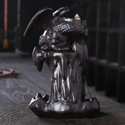 1pc Vintage Dragon Backflow Incense Burner Household Burner Home Decor Creative Home Aromatherapy Gift (Without Incense)-Health Wisdom™