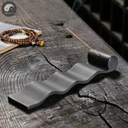 1pc Zen Meditation Incense Stick Holder - Ceramic Insence Stick Burner with Ash Catcher - Home Decor (Without Incense)-Health Wisdom™