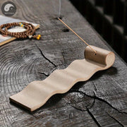 1pc Zen Meditation Incense Stick Holder - Ceramic Insence Stick Burner with Ash Catcher - Home Decor (Without Incense)-Health Wisdom™