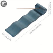 1pc Zen Meditation Incense Stick Holder - Ceramic Insence Stick Burner with Ash Catcher - Home Decor (Without Incense)-Health Wisdom™