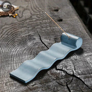 1pc Zen Meditation Incense Stick Holder - Ceramic Insence Stick Burner with Ash Catcher - Home Decor (Without Incense)-Health Wisdom™