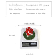 1pc,Handicraft Lovely Mushroom Waterfall Backflow Incense Burner Incense Stick Holder Censer Home Decor (Without Incense）-Health Wisdom™