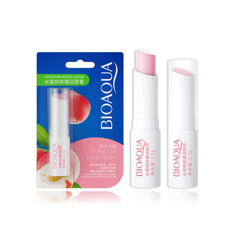 1pcs BIOAQUA Natural Fruits Lip Balm Moisturizing Jelly Nourishing Skin Care Lipstick Non-Stick Long-lasting Lips Care Cosmetics-Health Wisdom™