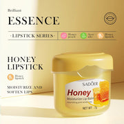 1pcs Honey Peach Lip Balm Long-lasting Moisturizing Non-sticky Lipstick Repairing Anti-wrinkle Lips Skin Care Lip Plumper-Health Wisdom™